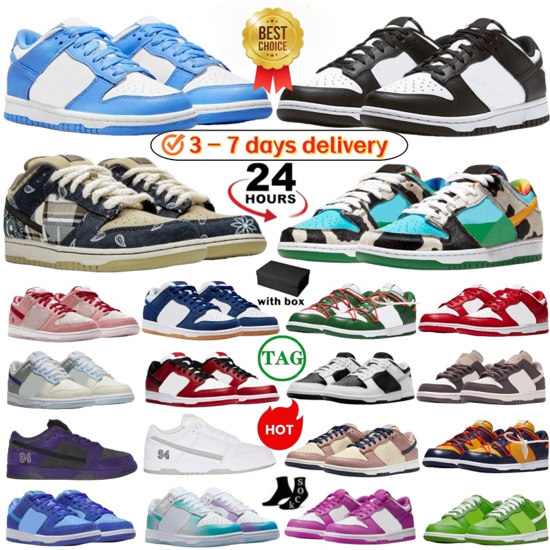 Running Shoes Low Black White Next Nature Pandas Grey Fog Kentucky Triple Pink Otomos Harvest Moon Mens Women dhgate Designer Sneaker Lows Trainers
