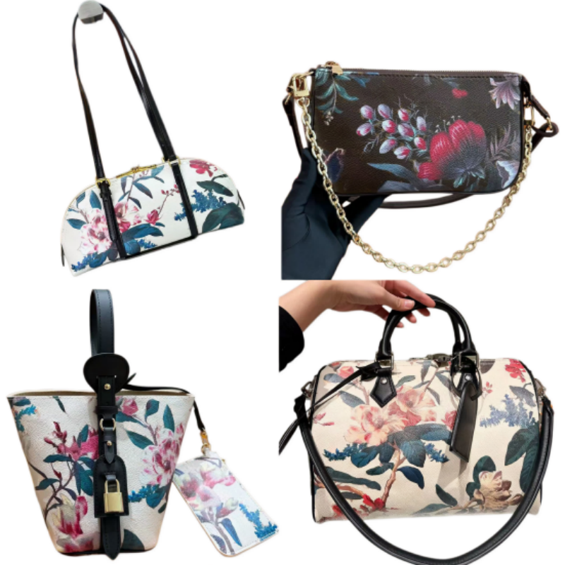 squire ew Vintage Shoulder Bag fashion designer With Zippy Closure Squre Hangon Bags for Women Handbag Purses Donut Bag Charm Murakami Cerise Bag