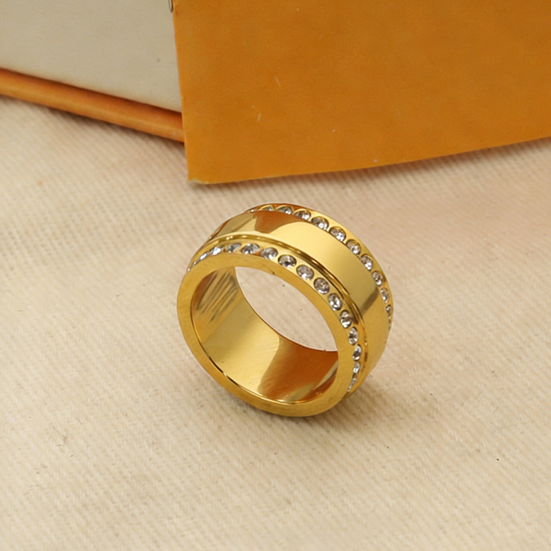 Elegant Double Row Diamond Fashion Ring for Couples - High End Luxury Design 70074089