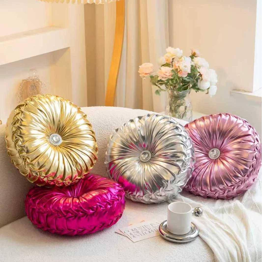 Metallic Style Sofa Pillow Bay Window Futon Seat Cushion Pumpkin Seat Cushion for Couch Floor D260317