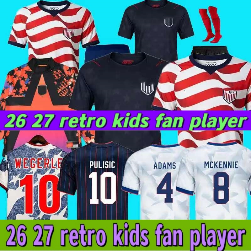 2026 LALAS Soccer Jerseys 26 27 United States HARKES RAMOS WEGERLE BALBOA Reyna JONES 1994 Home Away Camiseta Classic football shirts Kit Jersey