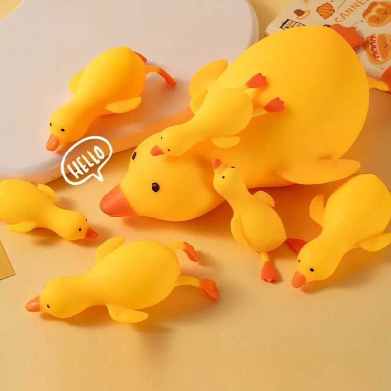 Squishy Antistress Duck Fidgets Toys Cute Goose Animals Vent Toys for Kids Adults Decompression Stretch Toys Friends Best Gift H260317