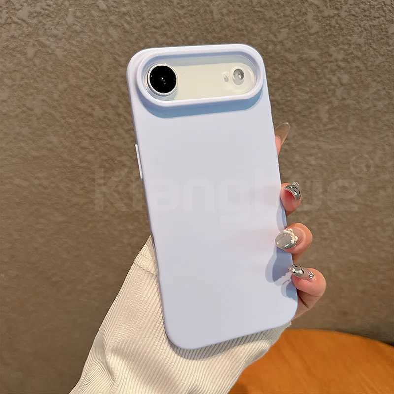 Luxury Pattern Matte Candy Color Silicone Soft Case For iPhone 17 air 17 pro 17 pro max Solid Color Shockproof Cover Shell C260314