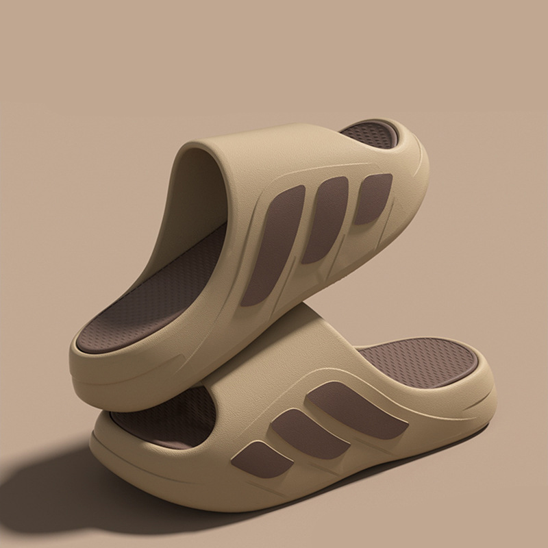 new Free shipping Grip Sole Large size Cross slipper Thick soled 2026 indoor home EVA sports slippers men