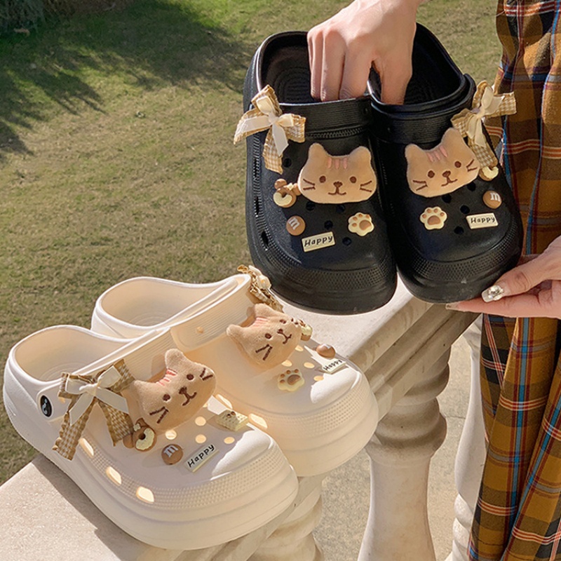 Kids Women's Casual Shoes DIY Slippers Non-Slip EVA Clogs Beach Slippers Fashion Platform Clogs Thick Sole Slippers Summer Beach Sandals Fashion 