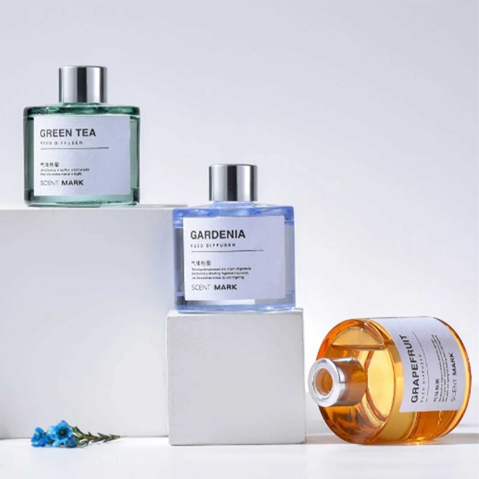 Bestseller 50ml Flameless Home Fragrance Oil Set - Essential Oil with Reed Sticks for Room Air Freshener Home Decor D260317