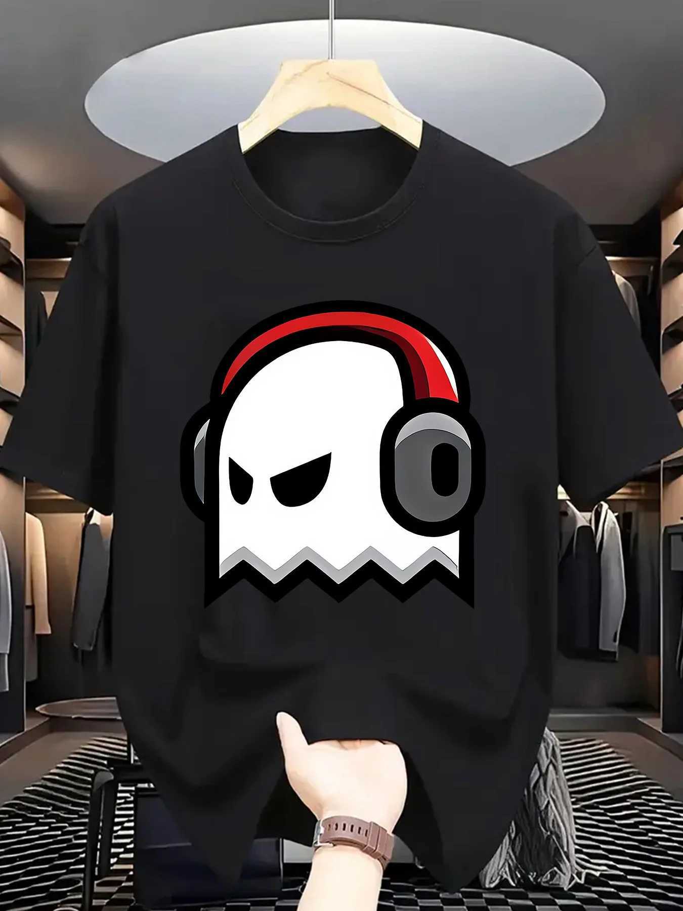 Trendy American-style Summer New Men Letter-pattern Loose T-shirt 100 Cotton Suitable for Daily Sports and Outdoor Wear M260317