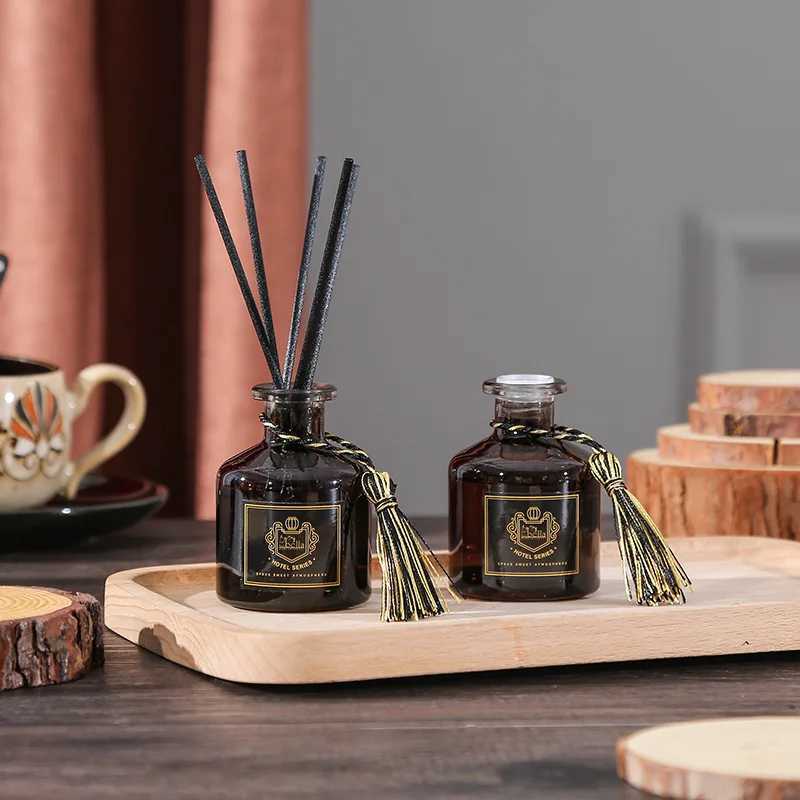 50ml Household Indoor Toilet Deodorant Aromatherapy Bottle Reed Diffuser Set Rattan Dried Flower Lasting Fresh Air Fragrance Set D260317