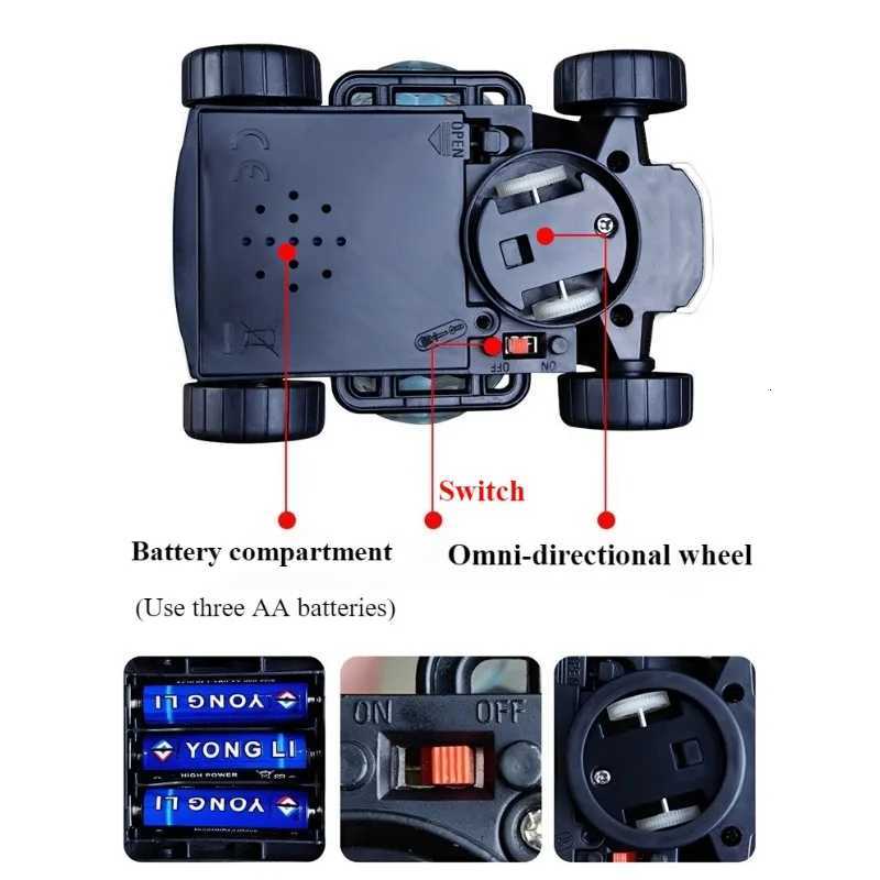 Electric Turn To Music Lights Dazzling Toy Car Model Boy Birthday Holiday Best Gift Y260316