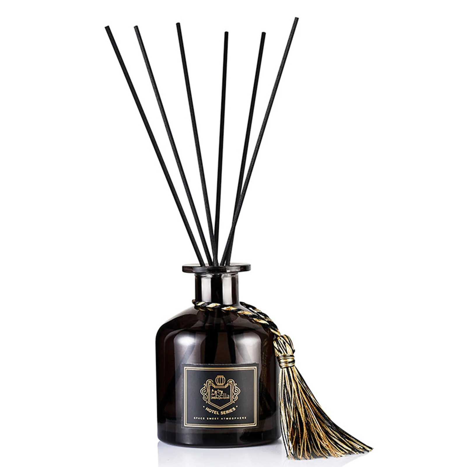 50ml Home Fragrance Diffuser Oil Scented Oil with 6 Diffuser Sticks Gift for Friends Family Members D260317