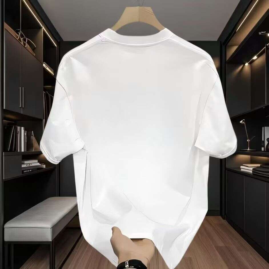 American-Style Pure Cotton Unisex Short-Sleeve High-Quality E-Commerce Light Luxury T-Shirt Summer