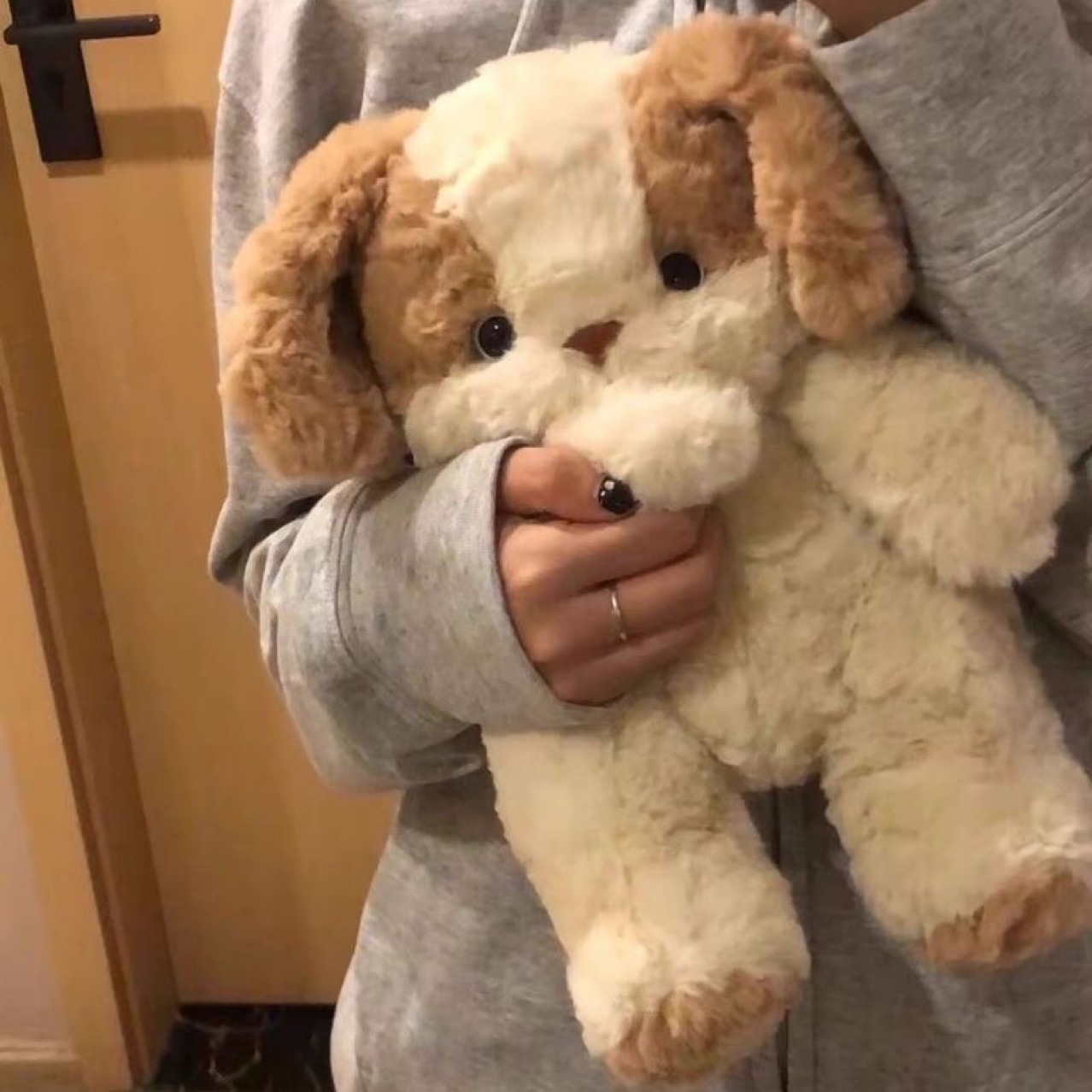Cute Internet celebrity rabbit doll good night rabbit puppy sleeping doll cotton doll plush toy girl gift