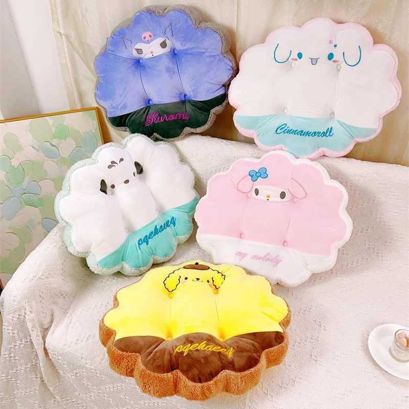 Comfortable Anime Seat Cushion Kuromi My Melody Cinnamoroll Pochacco Sitting Cushion Back Cushion Chair Sofa Bed Home Decor D260317