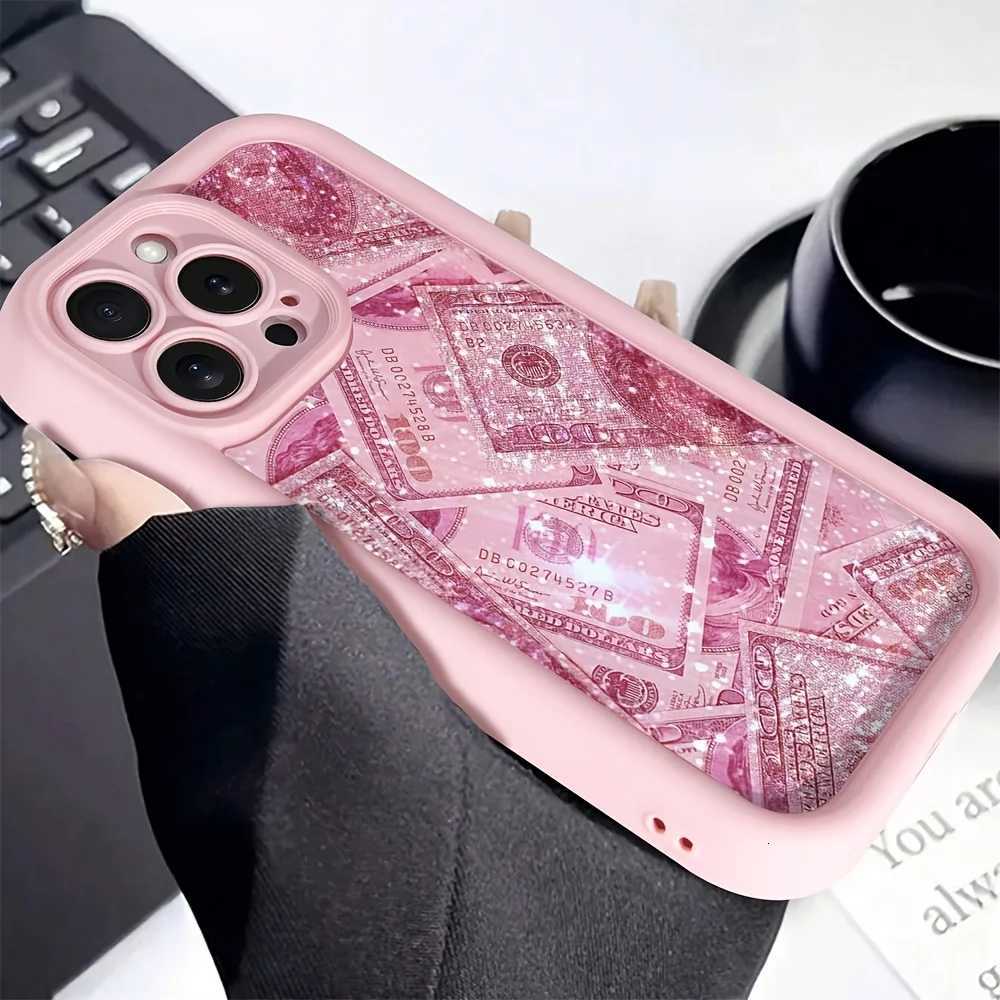 Dollars Fl-Coverage Banknote Design Silicone Phone Case For iPhone 17 16 15 14 13 12 11 Pro Max X XS XR 7 8 Plus Cover C260314