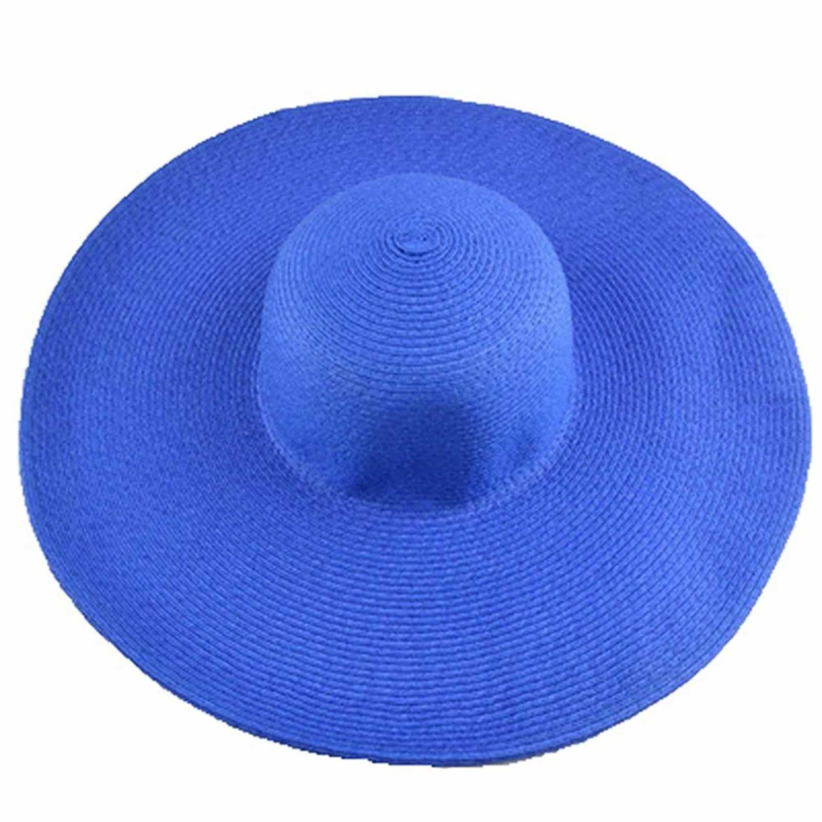Summer Simple Floppy Sun Hat Women Wide Brim Beach Hat Girls Seaside Travel Foldable Straw Hat Sunscreen UV Protection Lady Cap H260317 - view 7
