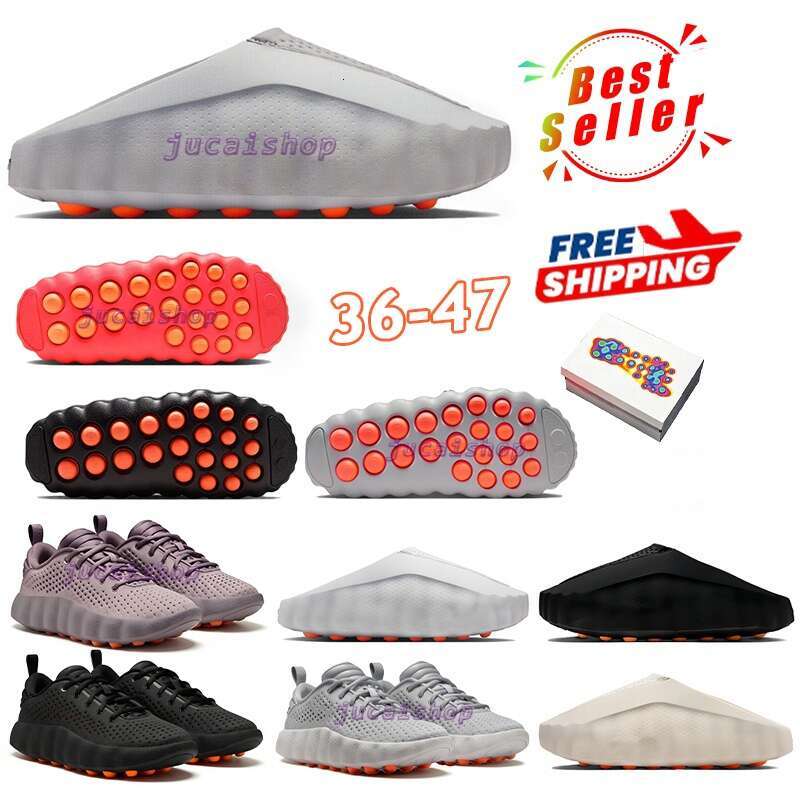 Free shipping Slide Mind 001 002 shoes Running shoes 001 shoes Slides beach shoes for Tech Comfortable Sandal Light Smoke Grey Men Women Summer Shoes size 36-47 new