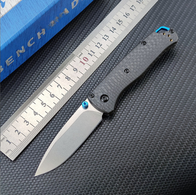 Mini Bugout BM 533-3 Pocket Folding Knife S90V Blade Carbon Fiber Handles Easy To Carry Outdoors Tactical Defense Survival Tools
