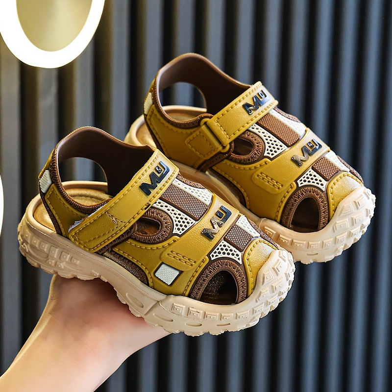 Kids Sandals Closed Toe Sandals Non-Slip Shoes Breathable Sandals Baby Boys Girls Sandals Athletic Kids Shoes Lightweight Walking Shoes Kids Walking S