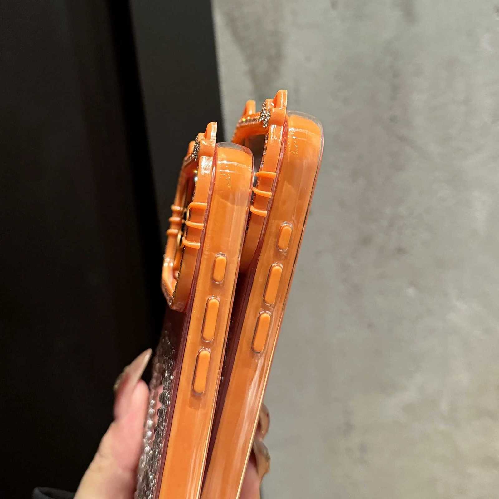 Diamond Cat Ear Cover Funda For iPhone 17 Pro Max 16 Pro Rhinestone Cases For iPhone 15 Prax 14Pro 13Pro Shockroof Case C260314