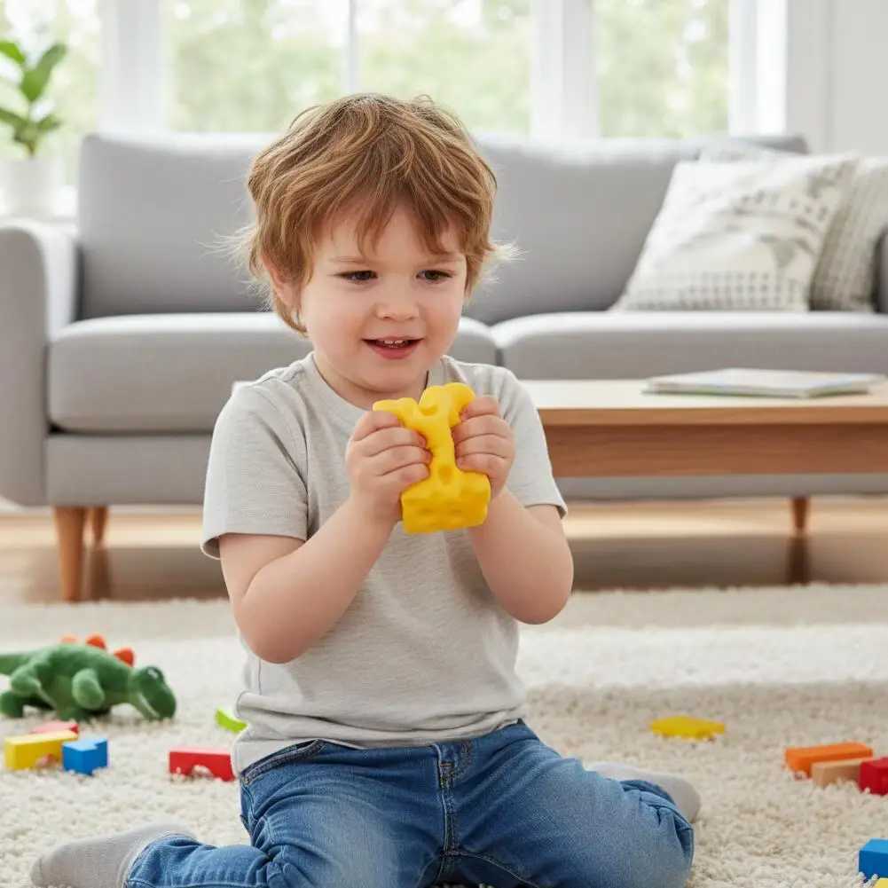 Square Cheese Squishy Toys Slow Rebound Push Stress Relief Sensory Toys Cheese Stress Balls Fidget Toys for Children Adult H260324