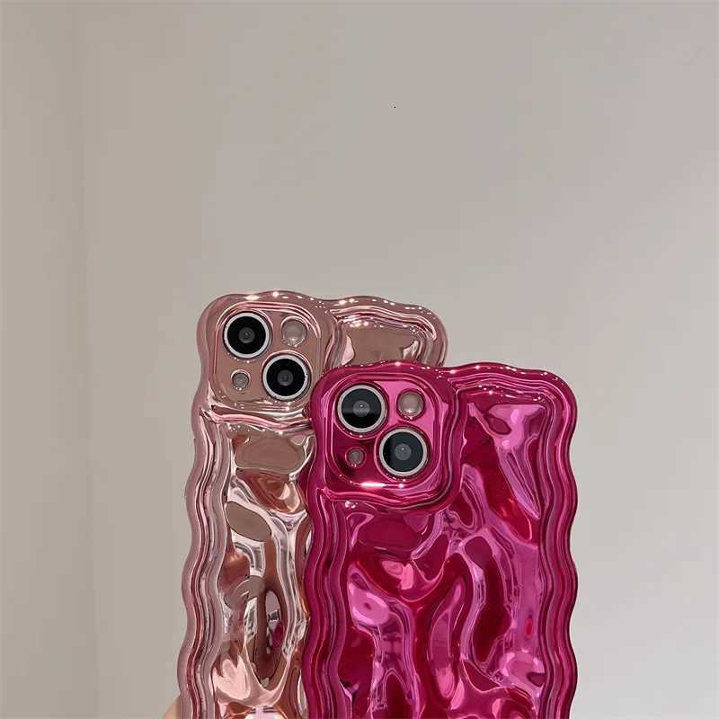 Fashion Luxury 3D Electroplated Meteorite Phone Case For iPhone 17 Air 16 15 14 13 Pro Max Plus Shockproof Soft Silicone Cover C260314