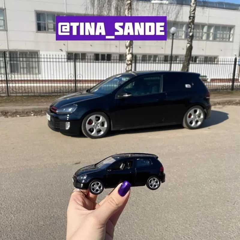 Gifts For Children 5 Inch Simulation Exquisite Diecasts Toy Vehicles RMZ city Car Styling Golf GTI 136 Alloy Model Metal Car D260317