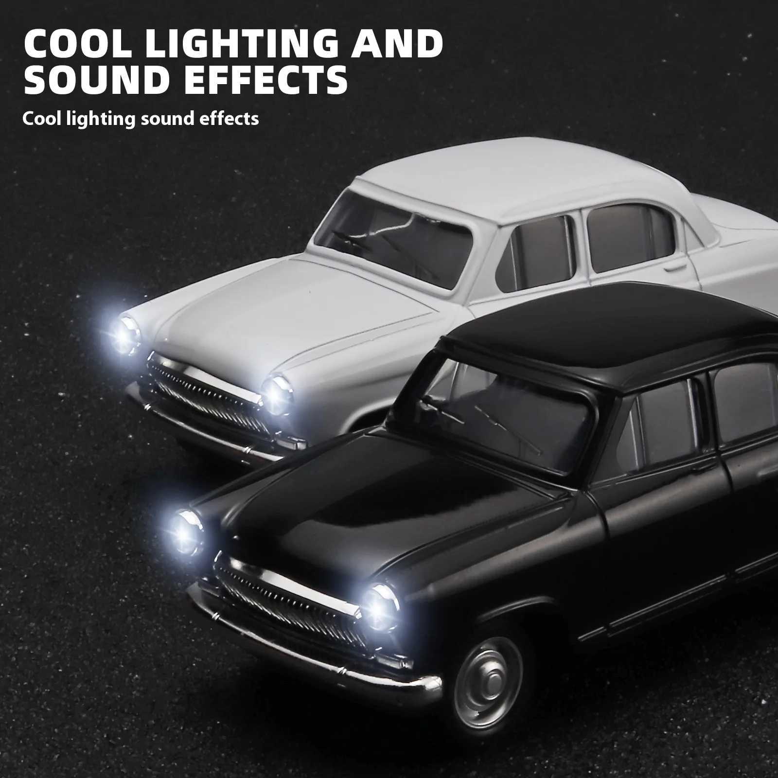 143 Volga GAZ-21 Alloy Metal Diecast Car Model Toy Car Model Desktop Decorations Gifts Collect Hobby Gifts Classic Vehicle Boys D260317