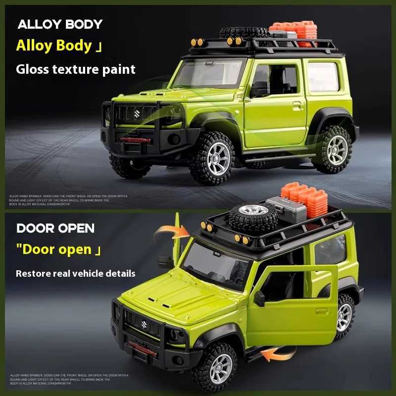 CCA 132 Suzuki Jimny Assembly Edition Alloy Diecast Model Collect Modified Car Toys Give A Festival Gift To Your Boyfriend D260317