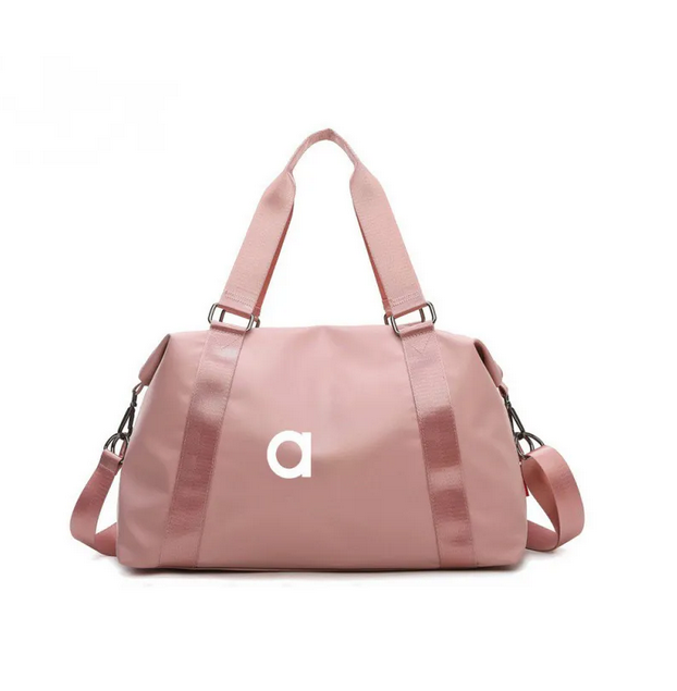 WITH LOGO Duffle Bags Large Capacity Sports Fitness Bag Travel Bags Shoulder Bag Short Distance Travel Leisure Portable Travel