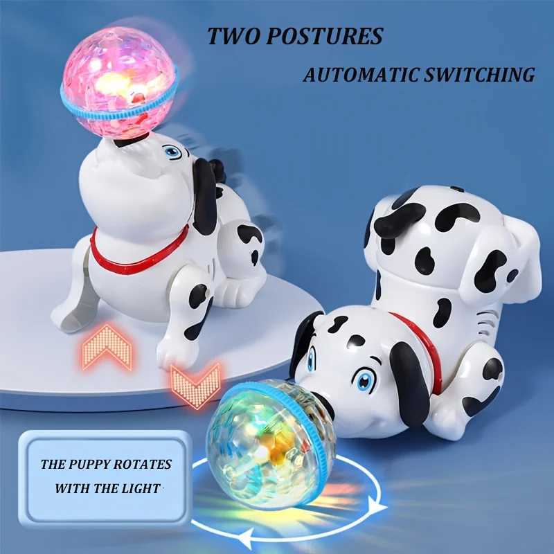 Musical Stunt Dog - Electric Puppy that Sings Dances and Rotates while Heading the Ball Y260316
