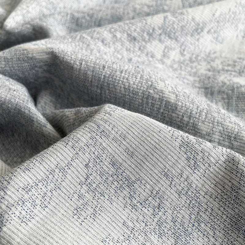 2025 New 3-Layer Yarn Cotton Bedding Set High Quality Jacquard Solid Color Fitted Sheet Super Soft Skin Friendly Bedclothes D260317