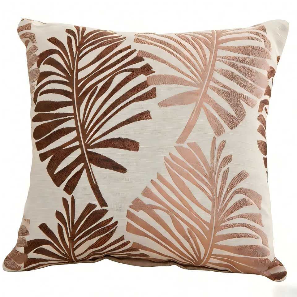 Palm trees Throw Pillow 18x18 Inch 1 Pc Linen Decorative Cushion Washable Invisible Zipper Durable for Home Sofa Bed D260317