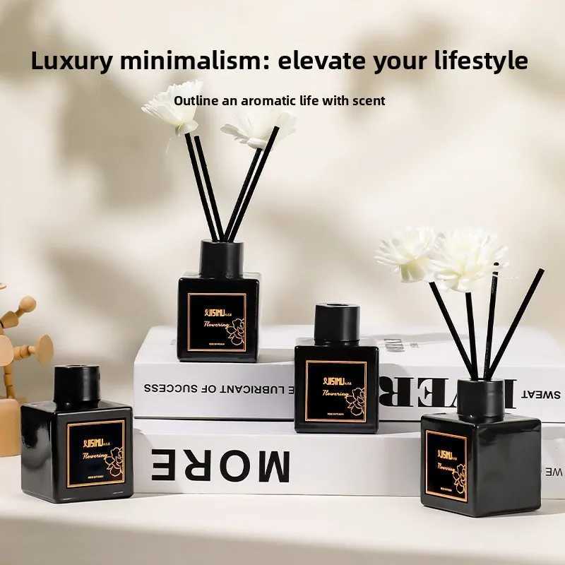 3 Bottles 50ML Aroma Diffuser Set with Rattan Sticks Fragrance Refill No Flame Scented Gift Purifying Air Home Fragrance Product D260317