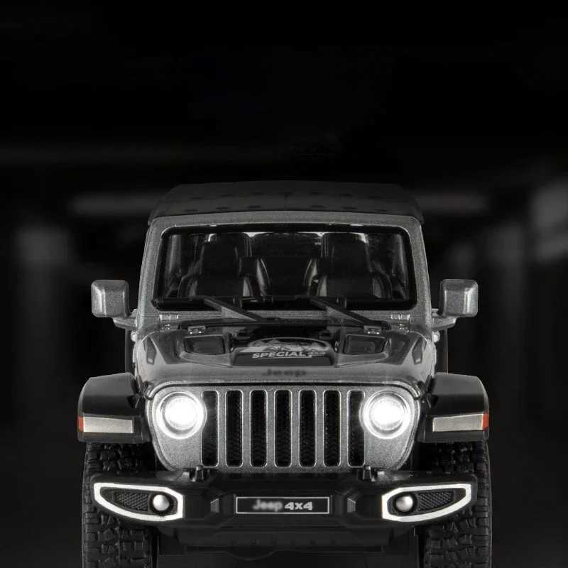 122 Jeeps Wrangler Rubicon Alloy Model Car Toy Diecasts Metal Casting Pull Back Sound and Light Car Toys For Children Vehicle D260317
