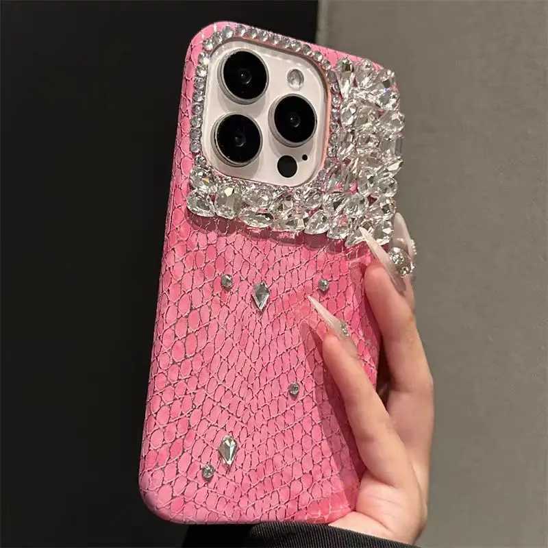 Luxury New Lady Snake Diamond Handmade Cust Bling Phone Case Cover For iPhone 17 16 15 13 14 11 12 Pro Plus Max C260314