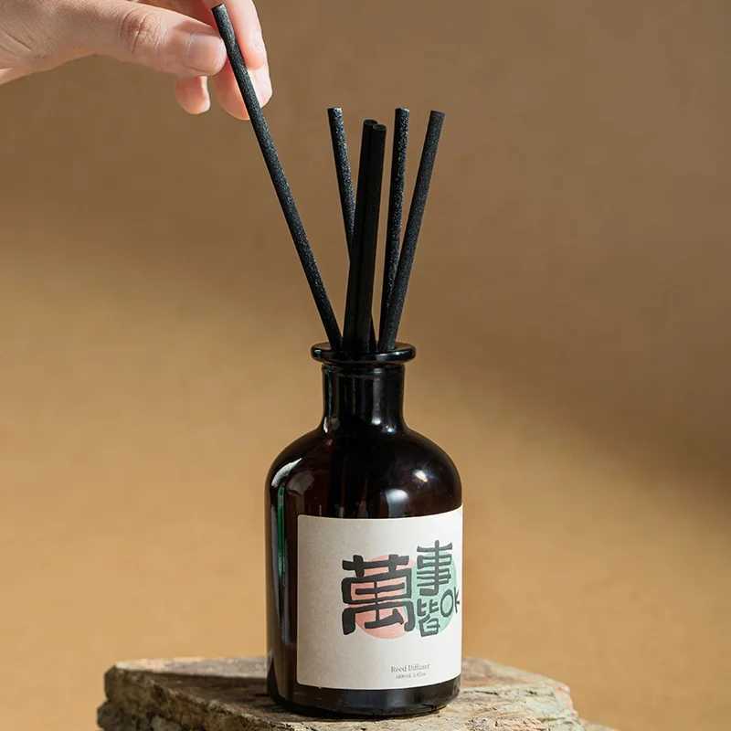 Rattan Reed Diffuser Sticks Natural Plant Aromatherapy Diffuser Air Freshener for Bathroom Deodorizing Home Decoration 17cm D260317