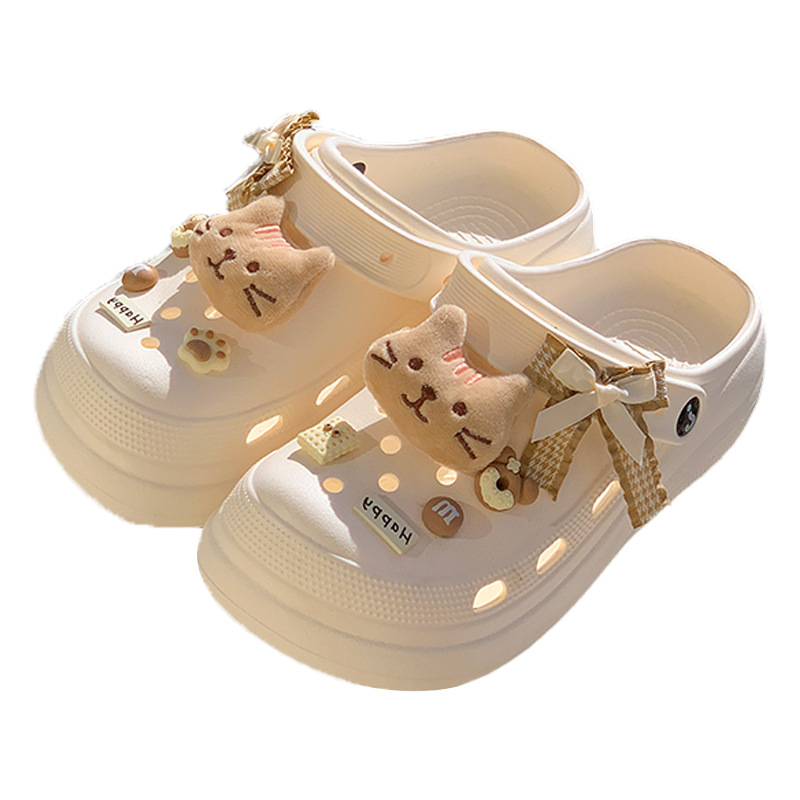 Kids Women's Casual Shoes DIY Slippers Non-Slip EVA Clogs Beach Slippers Fashion Platform Clogs Thick Sole Slippers Summer Beach Sandals Fashion 