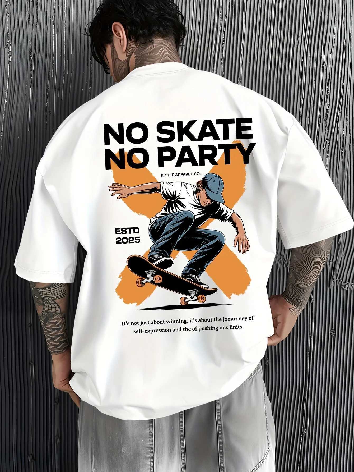 New American-style Trendy and Energetic Skateboard Summer Men T-shirt 100 Pure Cotton Soft Material Trendy and Fashionable M260317
