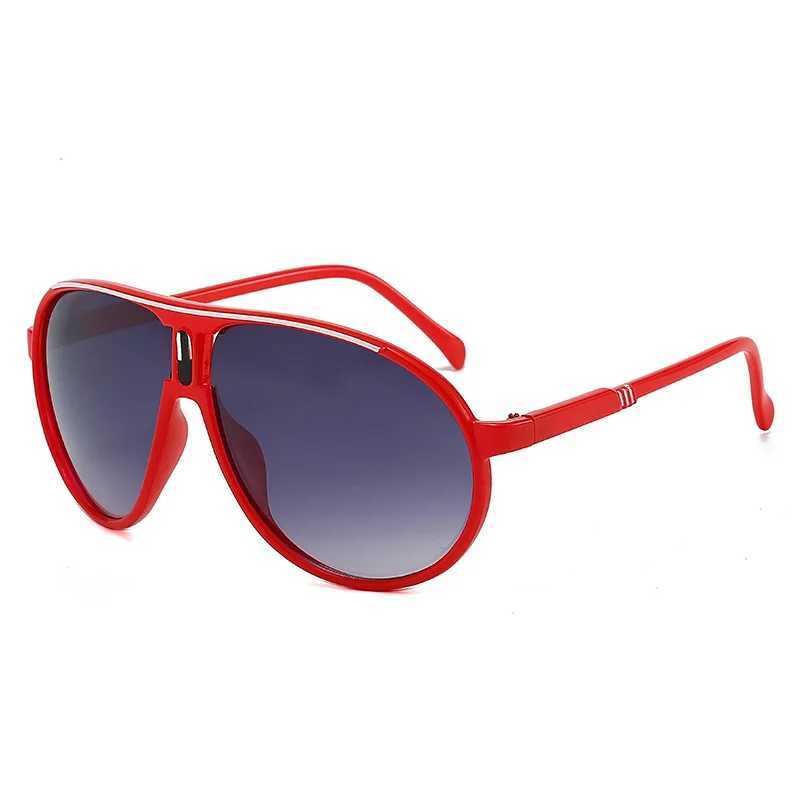 Men's Aviator-Style UV400 Sunglasses H260316, Polarized Round UV Protection Glasses with Purple/Grey Polycarbonate Lenses, Black Plastic Frame - Casua - view 6