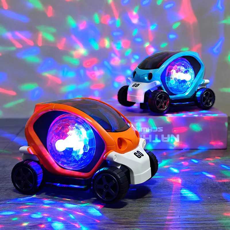 Electric Turn To Music Lights Dazzling Toy Car Model Boy Birthday Holiday Best Gift Y260316