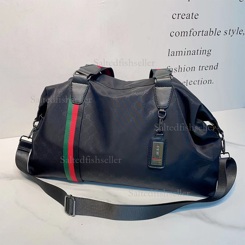 2026 Luxury Leisure Men's And Women's Travel Bag Fashion Waterproof Oxford Cloth Printed Single Shoulder Crossbody Bag Simple Large Capacity