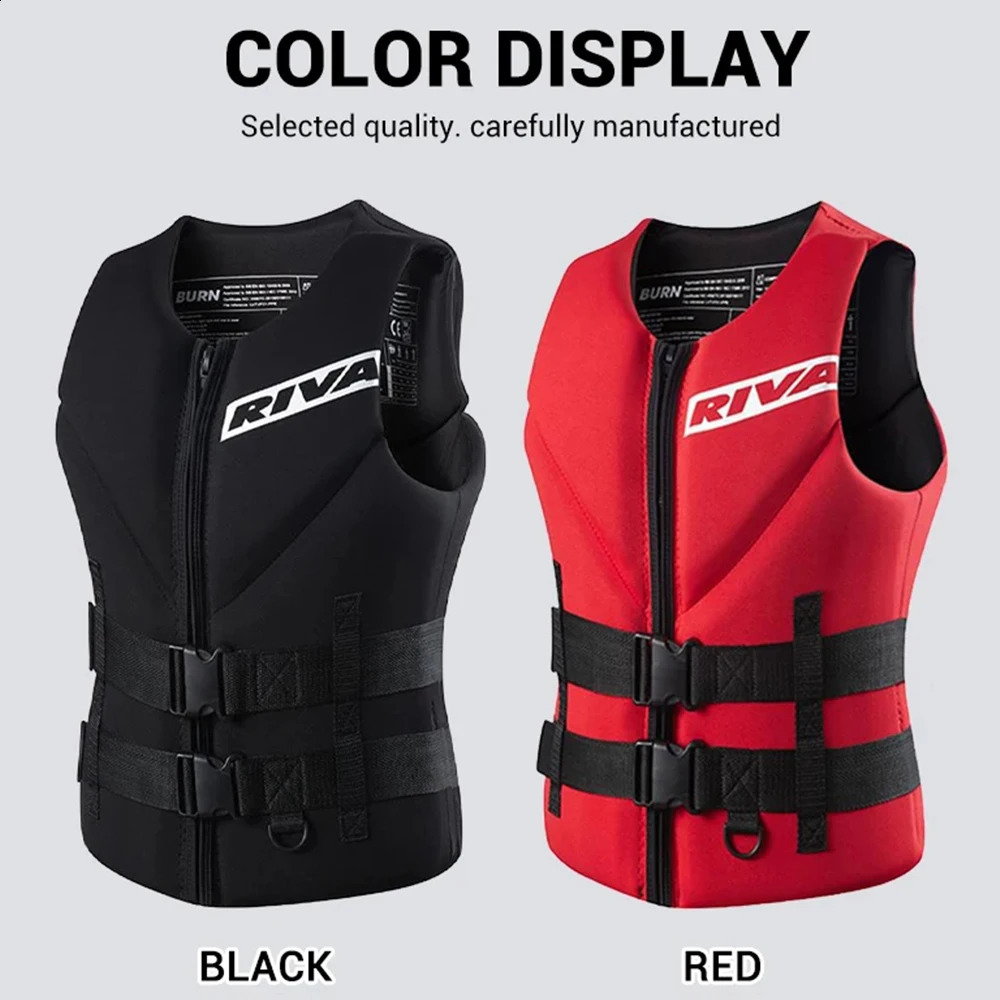 Life Vest Adults Surf Vest Kayak Wakeboard Motorboats Raft Rescue Boat Ski Water Sports Swimming Drifting Rescue Life Jacket 260316