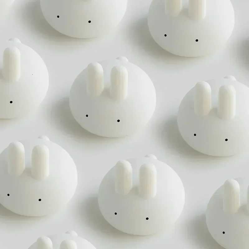 Soft Silicone Rechargeable Night Light Bunny Timing Baby Lighting Mom Gift for Kid Bedroom Decoration Cute Bunny Lamp Girlfriend H260316