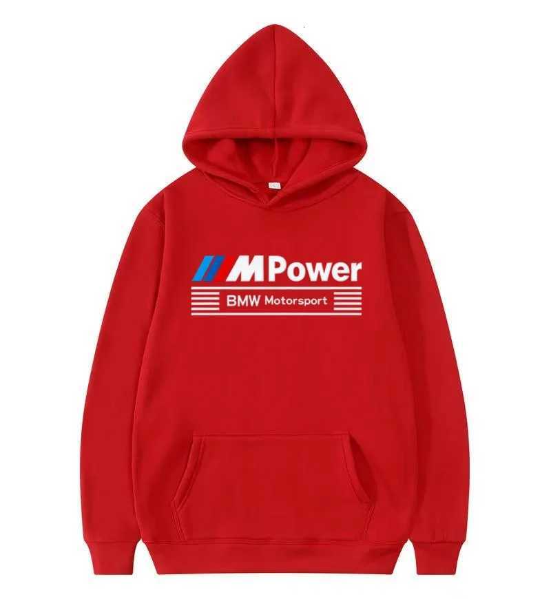BMW M POWER Division Performance Autumn and Winter New Mens Hoodies Mens and Womens Street Casual Clothing Sweatshirt W260317