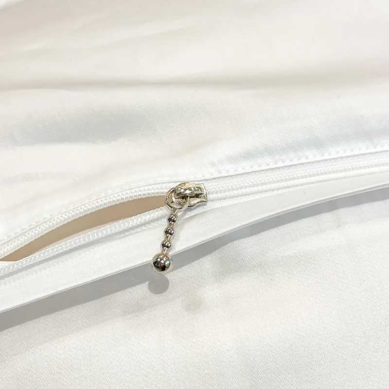 Lyocell Bamboo Fiber Soft Silky Cool Feeling Bedding Set Flower Embroidery Duvet Cover Bed Sheet/Fitted Sheet Pillowcases 4Pcs D260317