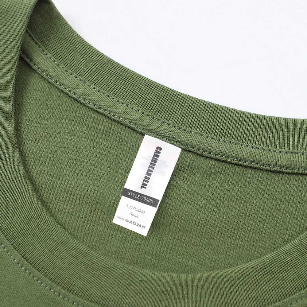 LetS Get Shamrocked Greenprint Man Fashion Simple T-Shirt Casual All-Match Streetwear Cotton Loose Top Sport O-Neck T Shirt M260317