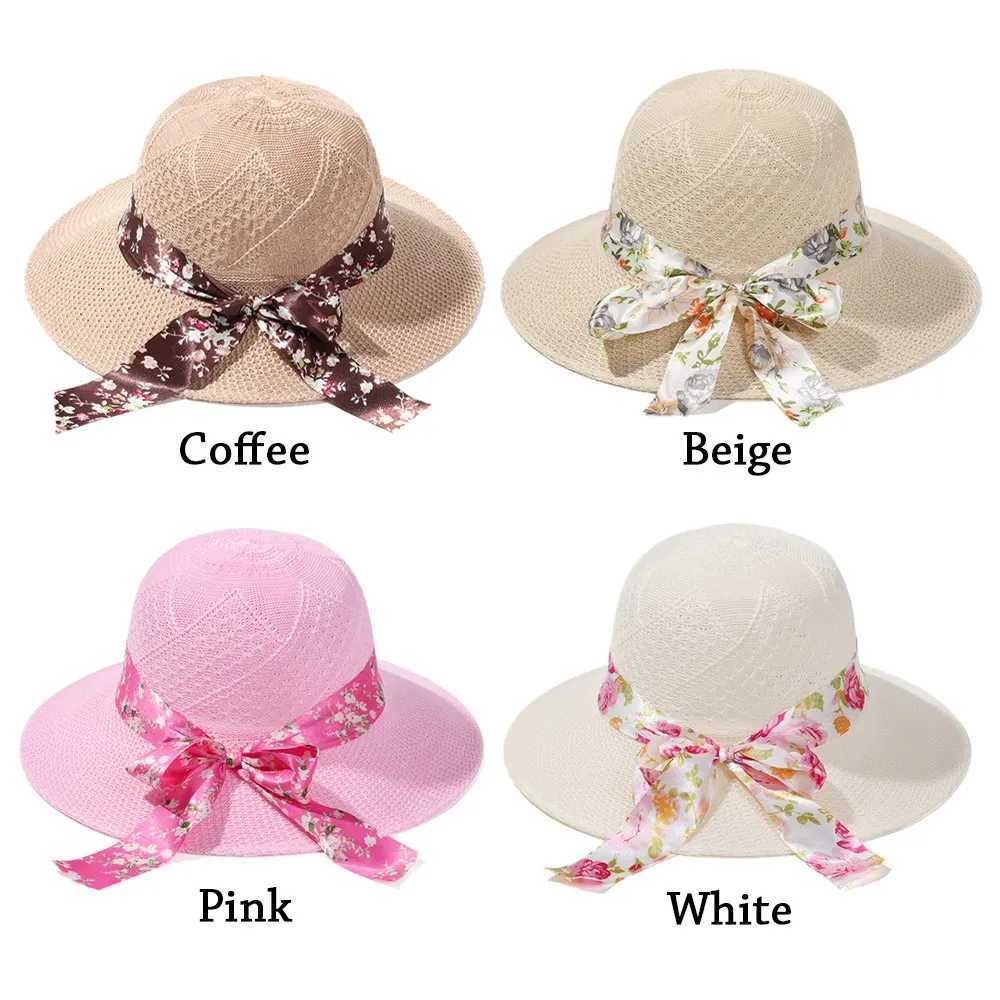 Summer Hats For Women Sun Hat Beach Ladies Fashion Ribbon Fishermans hat Lady Casual Sun Hats For Women Straw Hat H260317 - view 7
