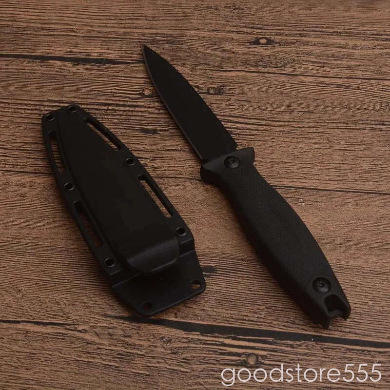 KS 4007 Secret pocket knife Agent fixed blade knife Camping Pocket Knife 8Cr13Mov Blade ABS Handle couteau Outdoor Survival Tactical Hunting Utility K