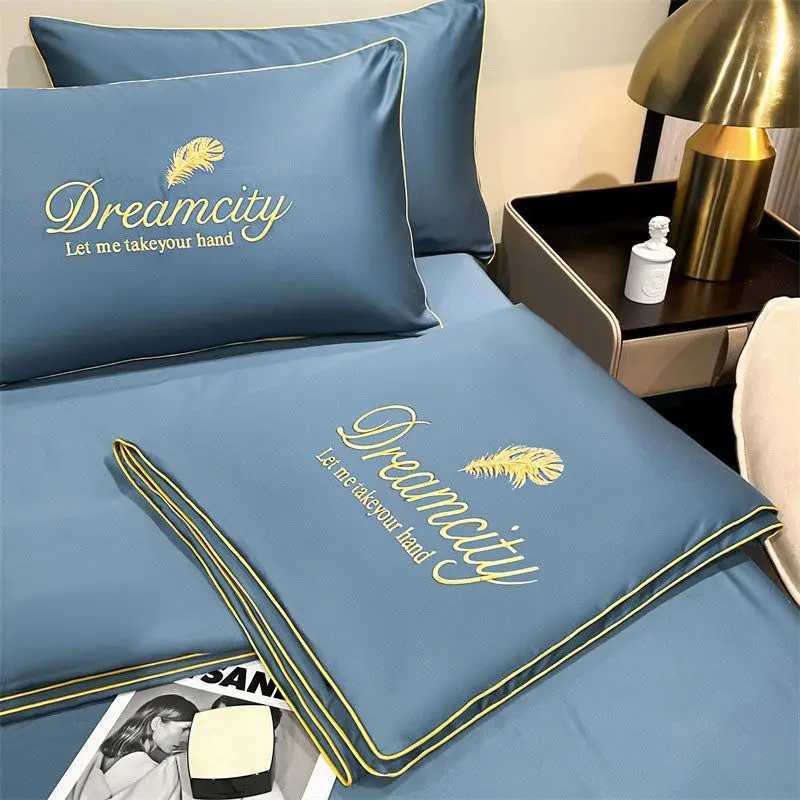 2025 Embroidery Summer Cool Quilt Silky Breathable Queen Quilts Cooling Comforter Bedding Set Ice Rayon Blanket Textile Supplies D260317
