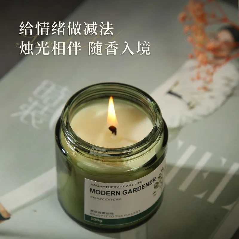 Home Decoration Aroma Candle Osmanthus Cup Candle Hand Gift Tea Fragrance Light Fragrance Bedroom Use Long-lasting Aroma D260318